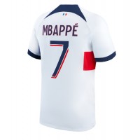 Fotballdrakt Herre Paris Saint-Germain Kylian Mbappe #7 Bortedrakt 2023-24 Kortermet